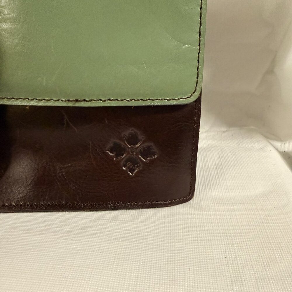 Patricia Nash Amara Top Handle Leather Crossbody Colorblock - Picture 11 of 11